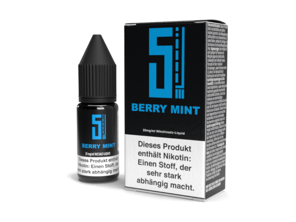 5EL - Berry Mint - Nikotinsalz Liquid 20 mg/ml 10er Packung