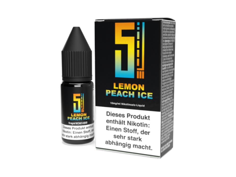 5EL - Lemon Peach Ice - Nikotinsalz Liquid 10 mg/ml