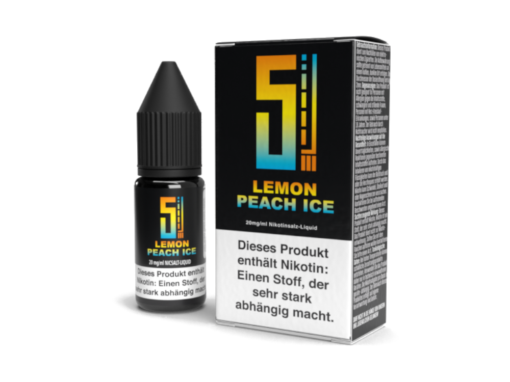 5EL - Lemon Peach Ice - Nikotinsalz Liquid 20 mg/ml