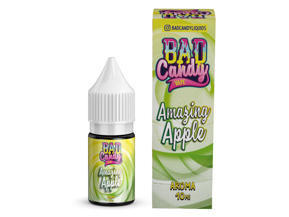 Bad Candy Liquids - Aroma Amazing Apple 10 ml 10er Packung