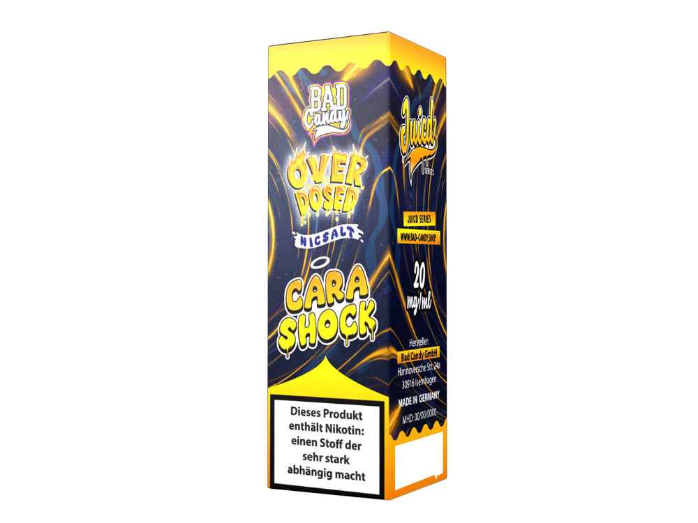 Bad Candy Liquids - Juicd - Overdosed Cara Shock - Nikotinsalz Liquid 20 mg/ml