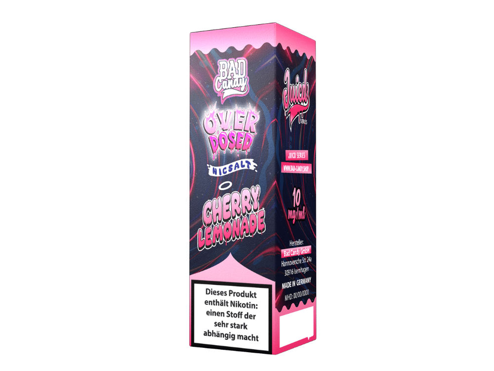 Bad Candy Liquids - Juicd - Overdosed Cherry Lemonade - Nikotinsalz Liquid 10 mg/ml 10er Packung