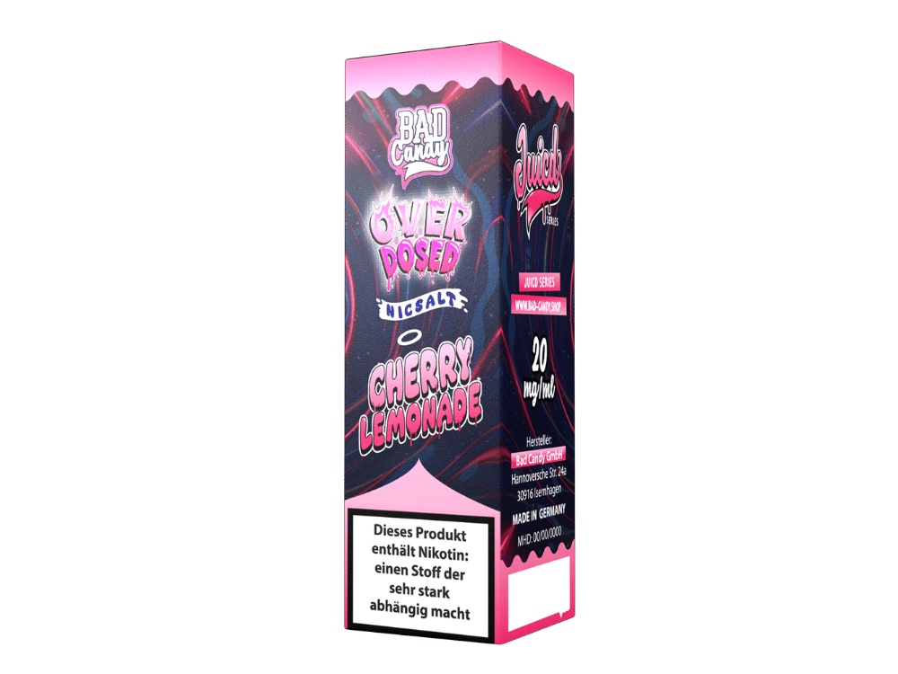 Bad Candy Liquids - Juicd - Overdosed Cherry Lemonade - Nikotinsalz Liquid 20 mg/ml 10er Packung