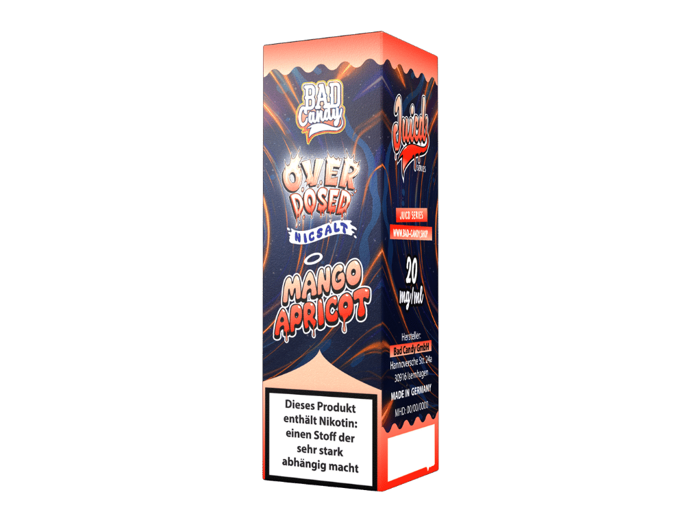 Bad Candy Liquids - Juicd - Overdosed Mango Apricot - Nikotinsalz Liquid 20 mg/ml