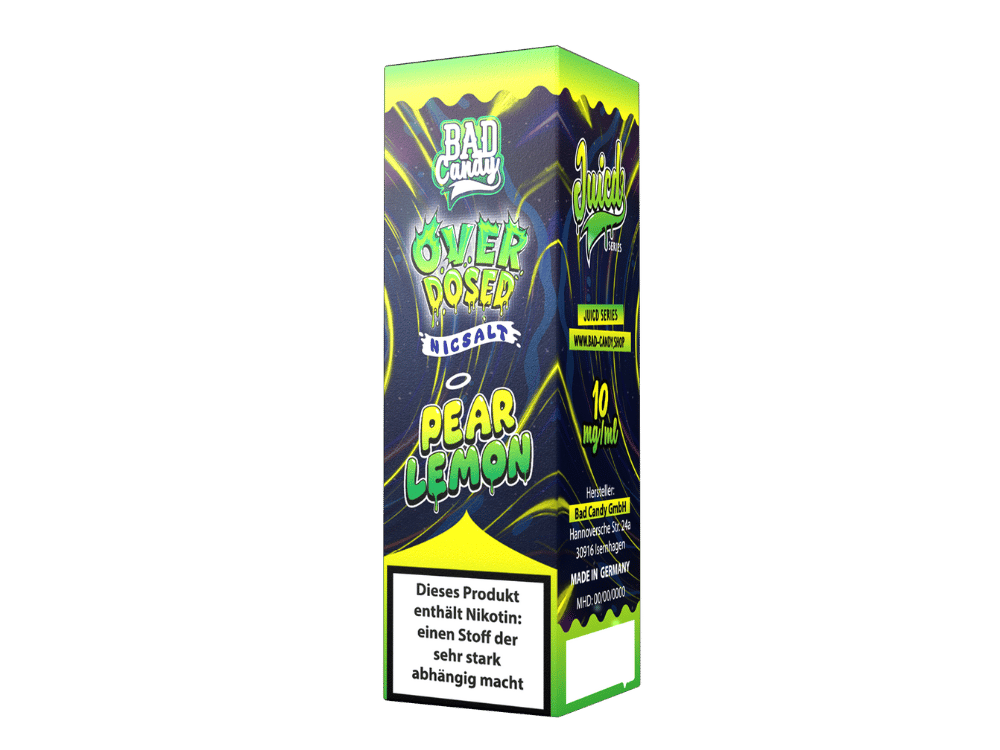 Bad Candy Liquids - Juicd - Overdosed Pear Lemon - Nikotinsalz Liquid 10 mg/ml