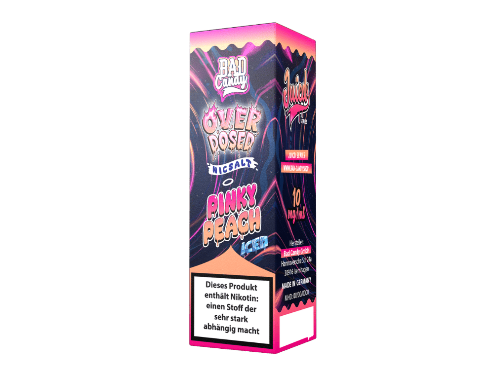 Bad Candy Liquids - Juicd - Overdosed Pinky Peach - Nikotinsalz Liquid 10 mg/ml 10er Packung