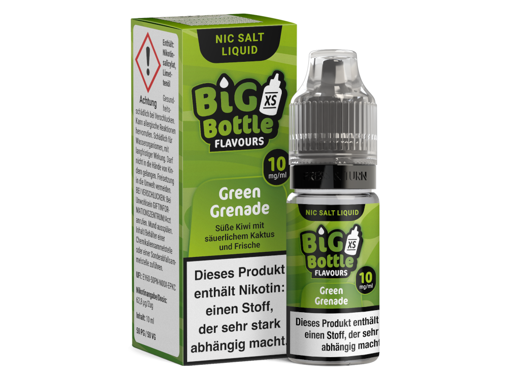 Big Bottle - Green Grenade - Nikotinsalz Liquid 10 mg/ml