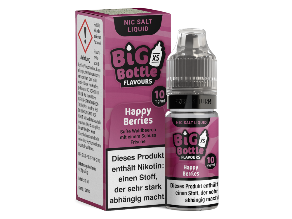 Big Bottle - Happy Berries - Nikotinsalz Liquid 10 mg/ml