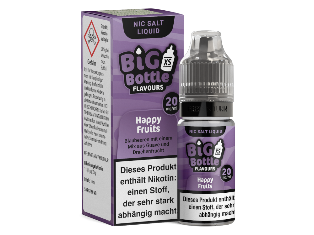 Big Bottle - Happy Fruits - Nikotinsalz Liquid 20 mg/ml
