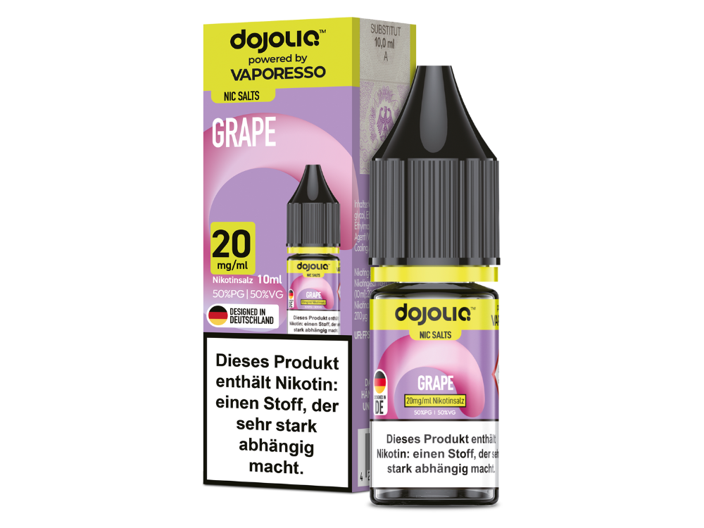 Vaporesso - Dojoliq - Grape - Nikotinsalz Liquid 20 mg/ml 10er Packung