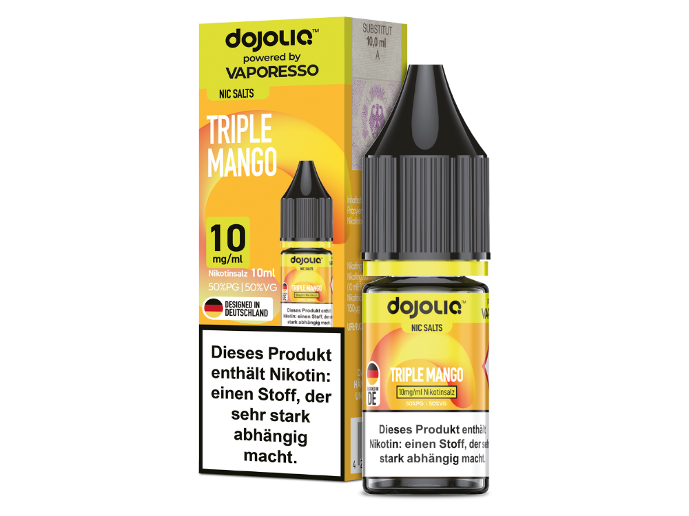 Vaporesso - Dojoliq - Triple Mango - Nikotinsalz Liquid 10 mg/ml