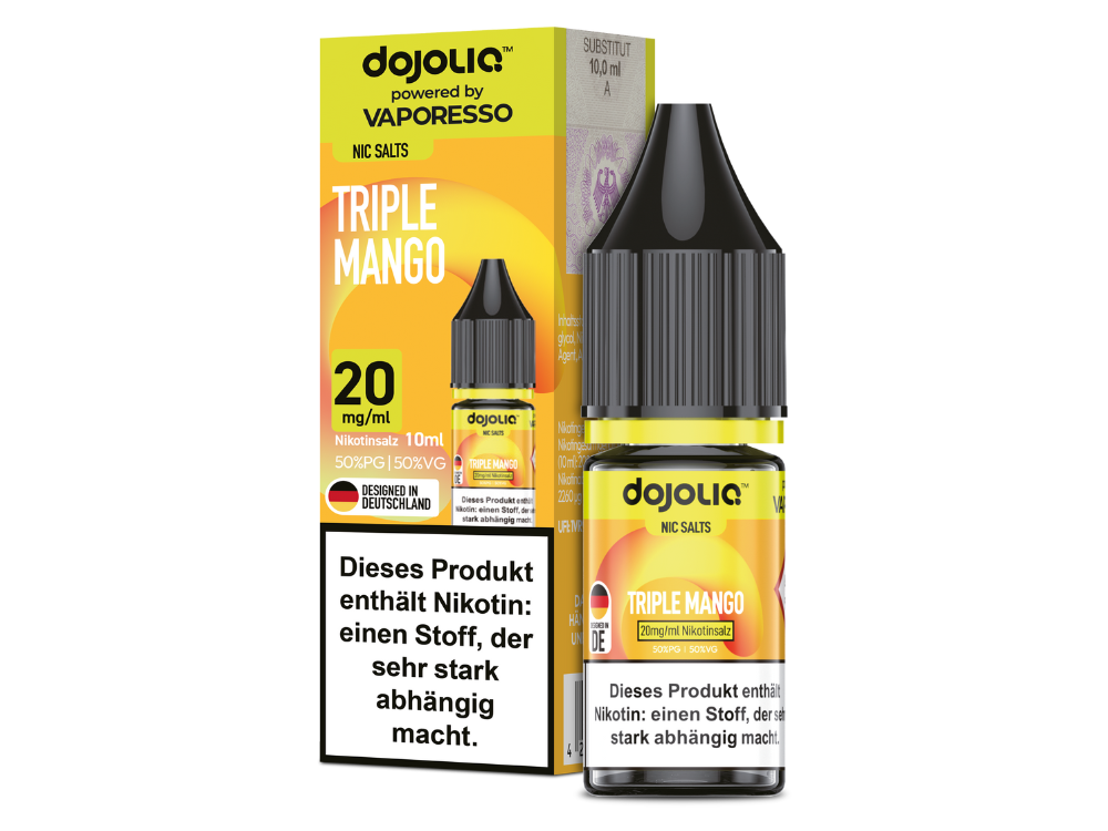 Vaporesso - Dojoliq - Triple Mango - Nikotinsalz Liquid 20 mg/ml
