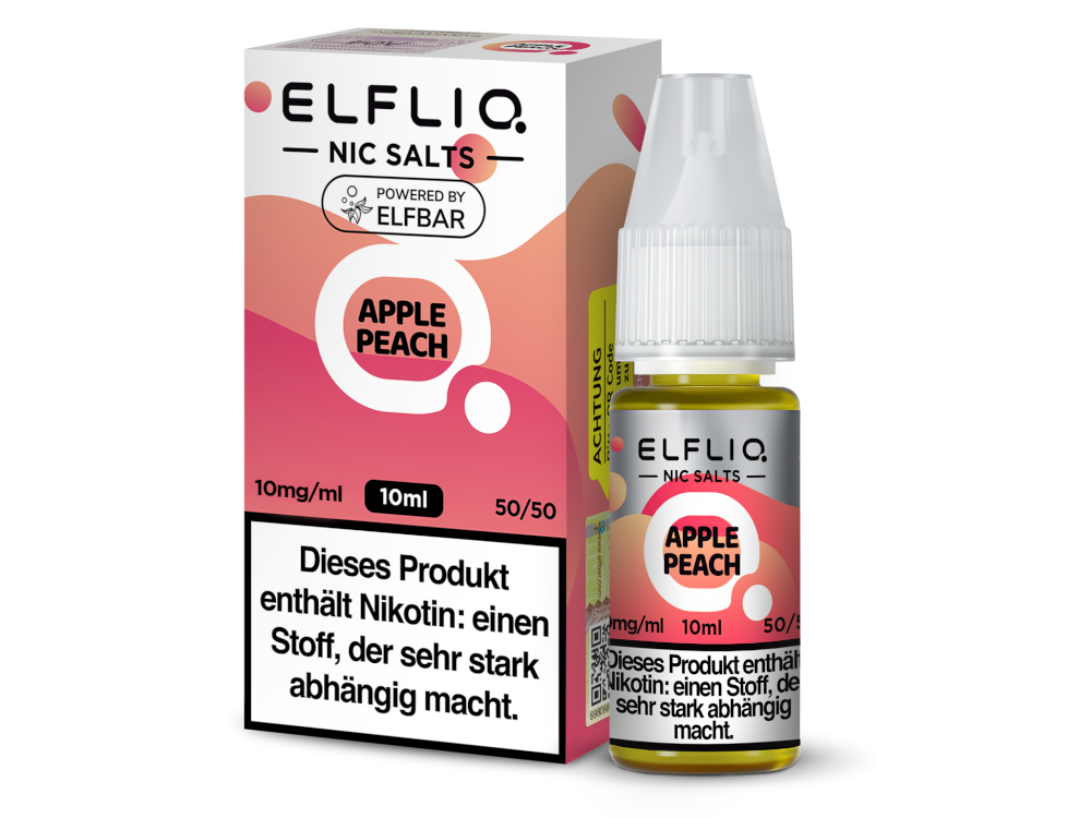 ELFLIQ - Apple Peach - Nikotinsalz Liquid 10 mg/ml