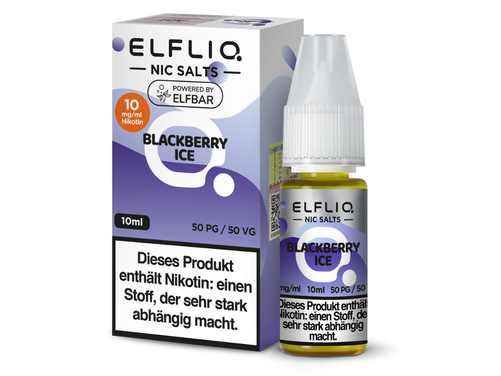ELFLIQ - Blackberry Ice - Nikotinsalz Liquid 10 mg/ml
