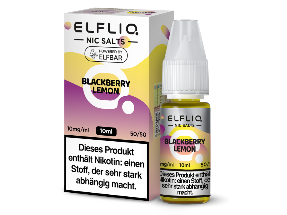 ELFLIQ - Blackberry Lemon - Nikotinsalz Liquid 10 mg/ml
