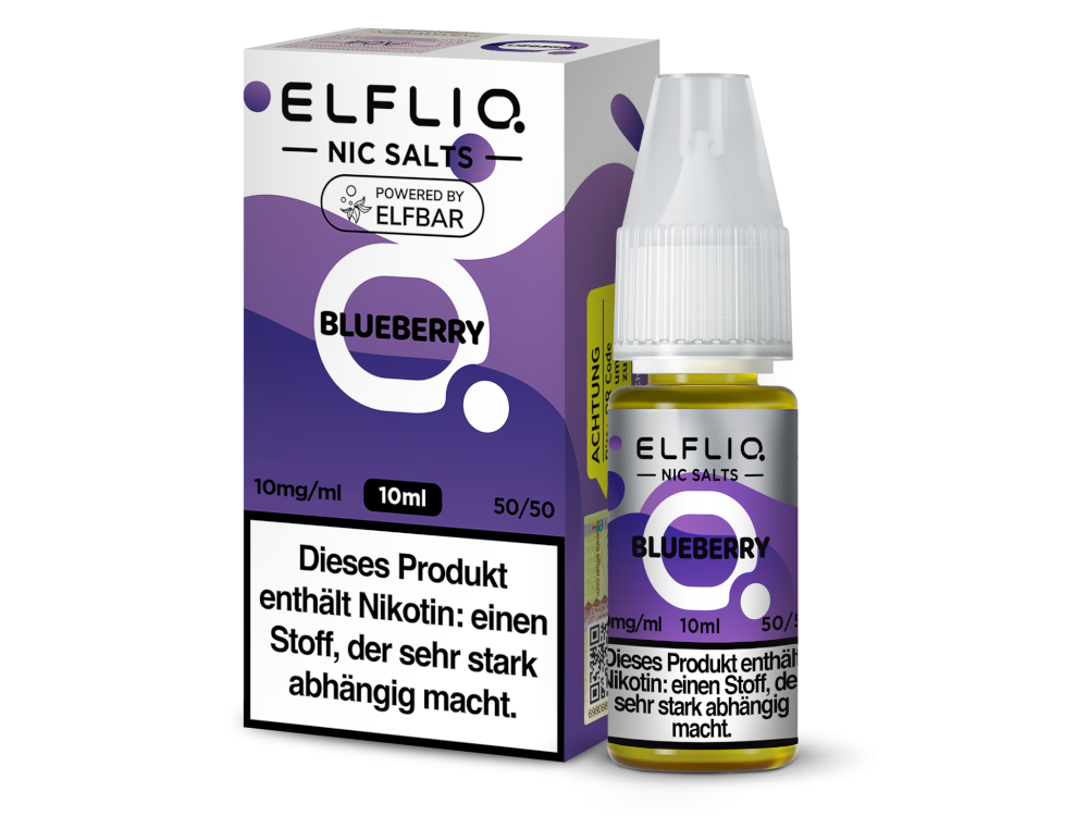 ELFLIQ - Blueberry - Nikotinsalz Liquid 10 mg/ml