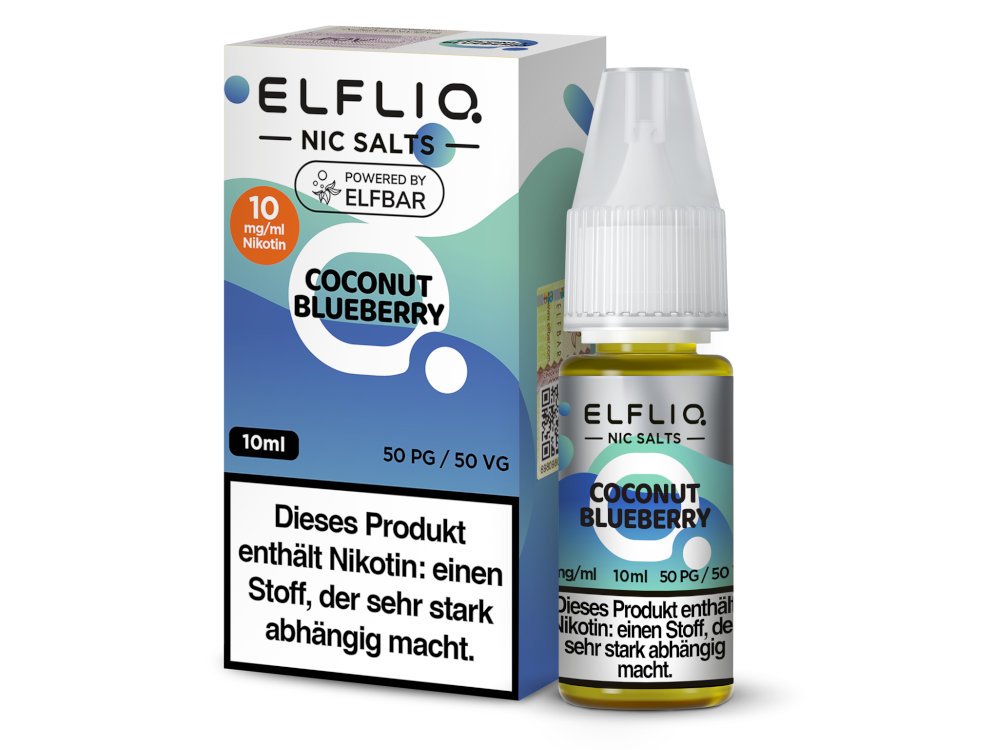 ELFLIQ - Coconut Blueberry - Nikotinsalz Liquid 10 mg/ml