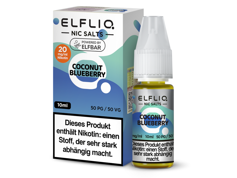 ELFLIQ - Coconut Blueberry - Nikotinsalz Liquid 20 mg/ml