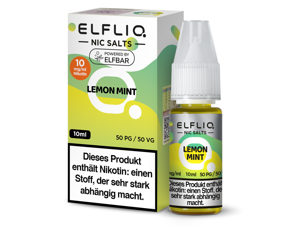 ELFLIQ - Lemon Mint - Nikotinsalz Liquid 10 mg/ml