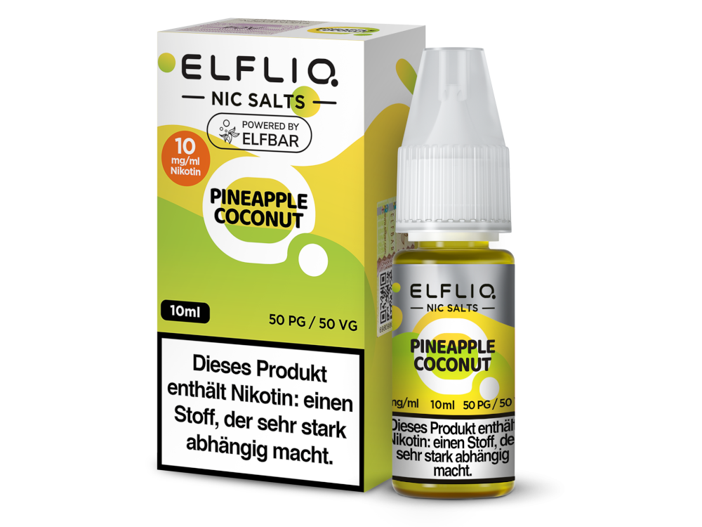 ELFLIQ - Pineapple Coconut - Nikotinsalz Liquid 10 mg/ml