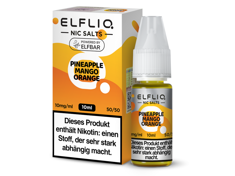 ELFLIQ - Pineapple Mango Orange - Nikotinsalz Liquid 10 mg/ml