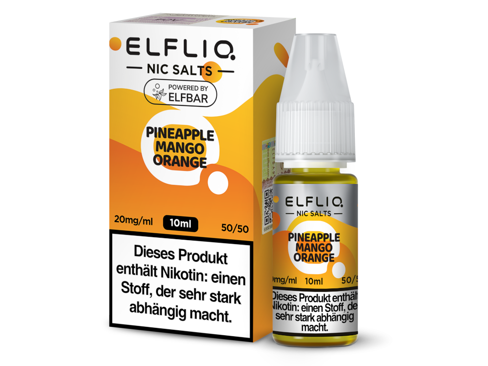 ELFLIQ - Pineapple Mango Orange - Nikotinsalz Liquid 20 mg/ml