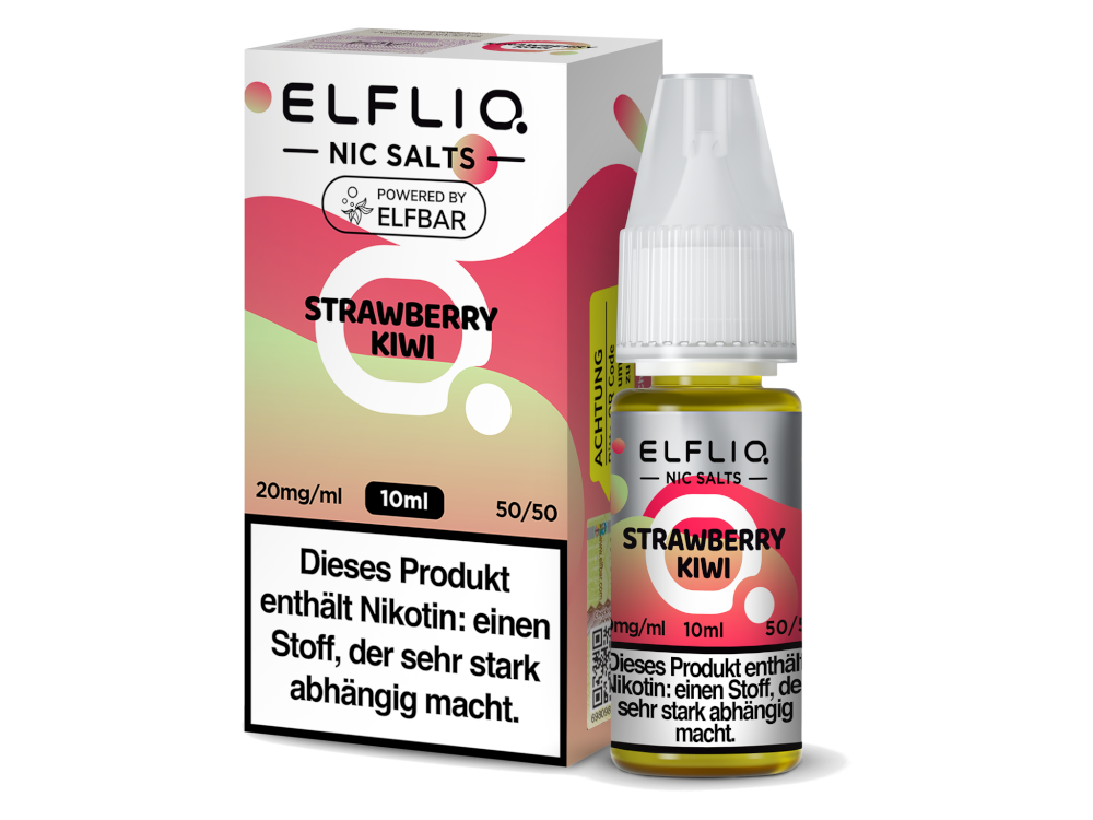 ELFLIQ - Strawberry Kiwi - Nikotinsalz Liquid 20 mg/ml