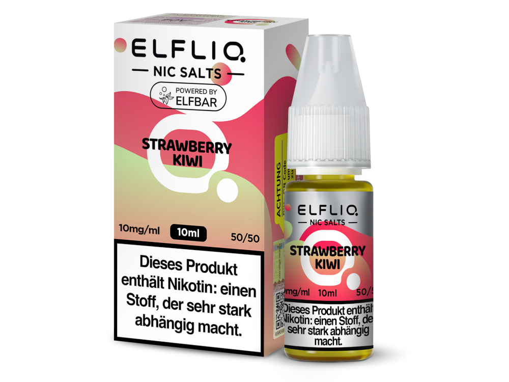 ELFLIQ - Strawberry Kiwi - Nikotinsalz Liquid 10 mg/ml
