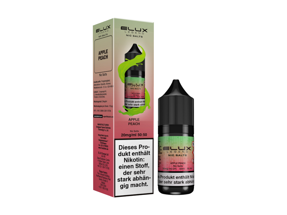 Elux - Apple Peach - Nikotinsalz Liquid 10 mg/ml