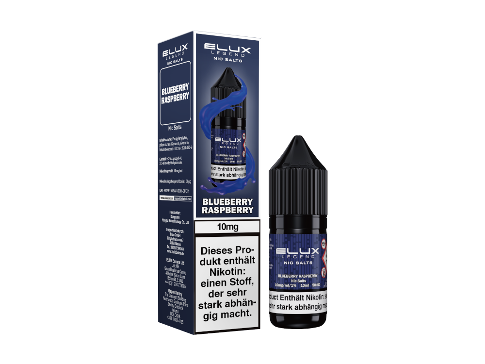 Elux - Blueberry Raspberry - Nikotinsalz Liquid 10 mg/ml