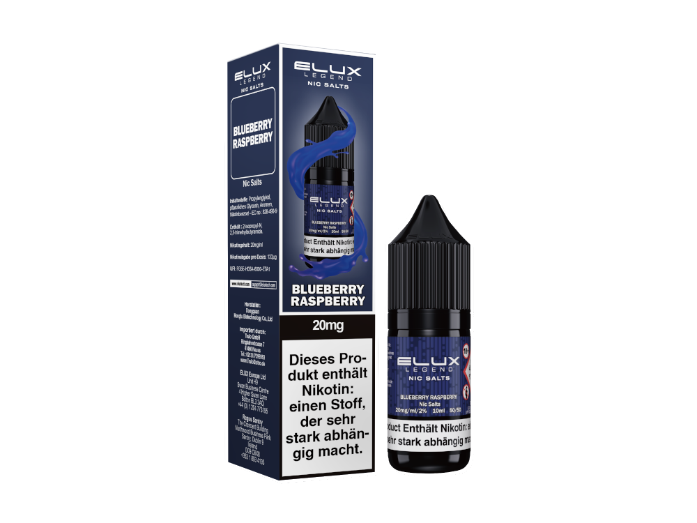 Elux - Blueberry Raspberry - Nikotinsalz Liquid 20 mg/ml