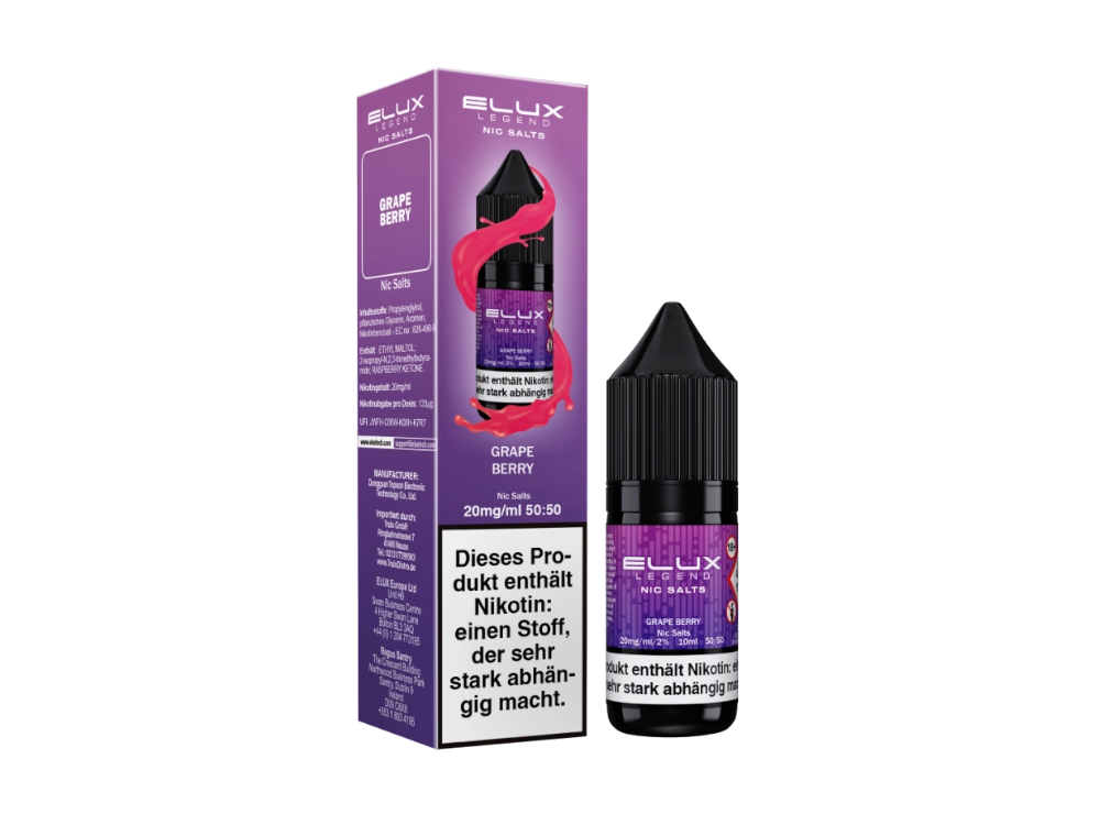 Elux - Grape Berry - Nikotinsalz Liquid 20 mg/ml