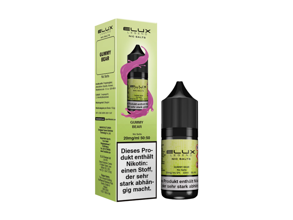 Elux - Gummy Bear - Nikotinsalz Liquid 20 mg/ml