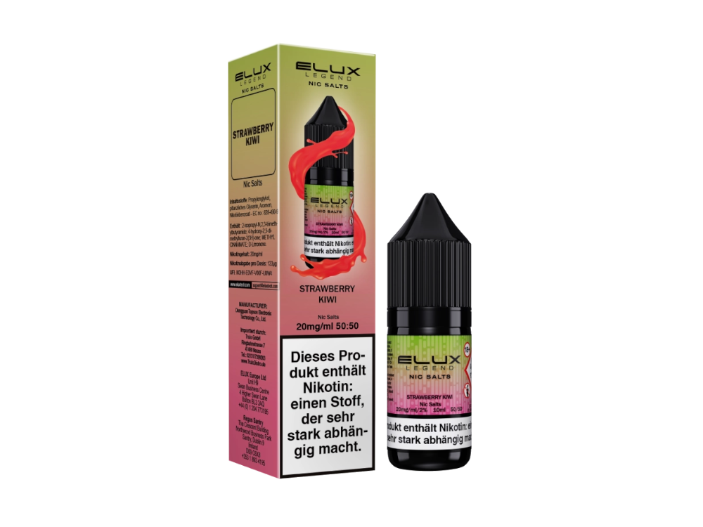 Elux - Strawberry Kiwi - Nikotinsalz Liquid 10 mg/ml