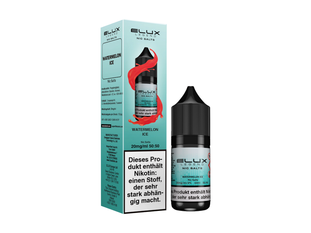 Elux - Watermelon Ice - Nikotinsalz Liquid 10 mg/ml