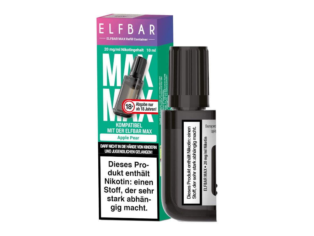 Elfbar - Max Refill Container - Apple Pear 20 mg/ml 10er Packung