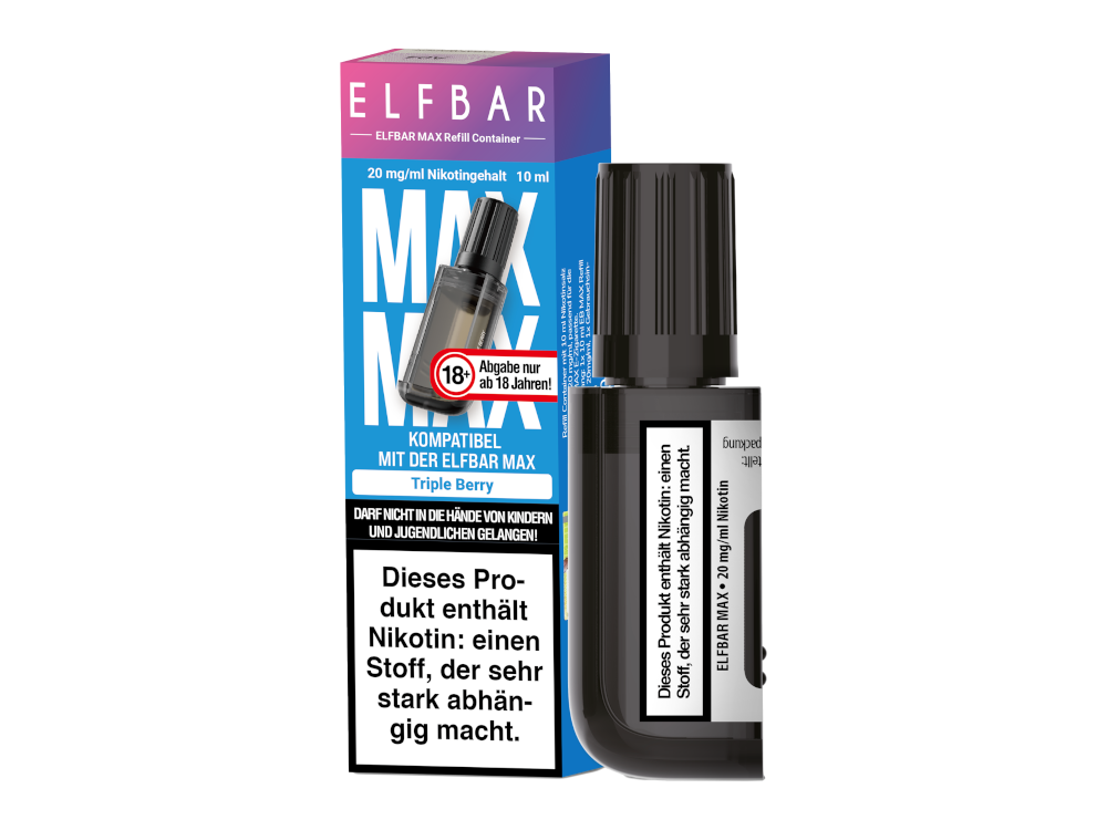 Elfbar - Max Refill Container - Triple Berry 20 mg/ml