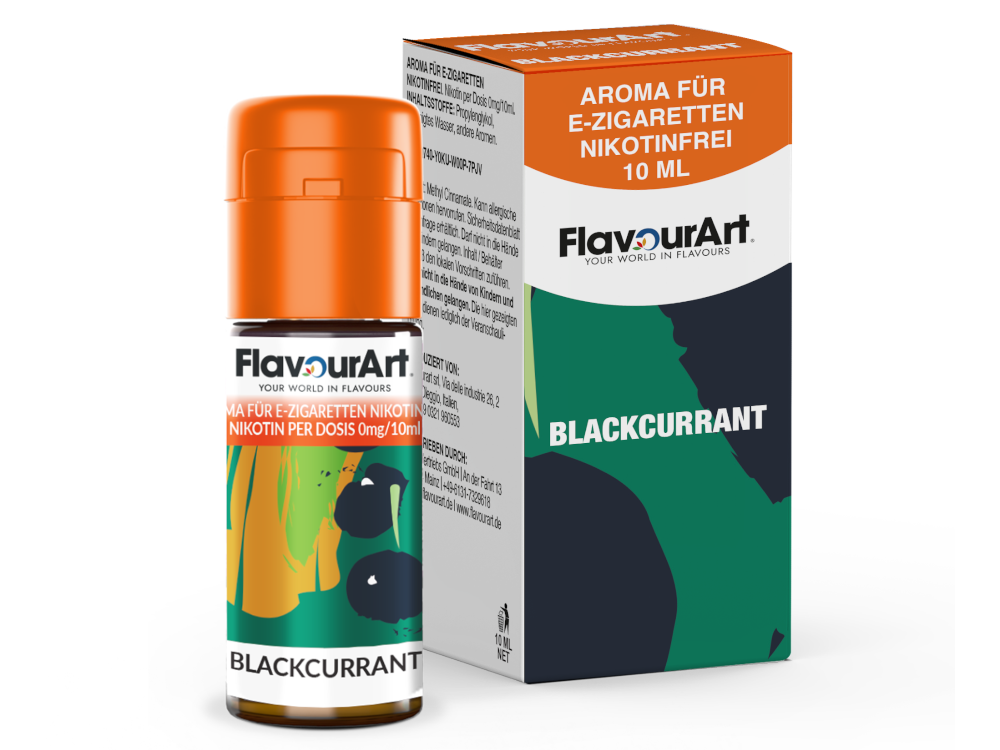 FlavourArt - Aroma Black Currant 10 ml 15er Packung
