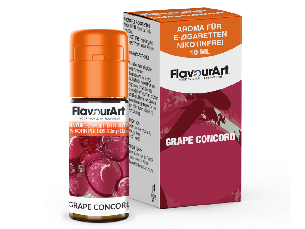 FlavourArt - Aroma Grape Concord 10 ml 15er Packung