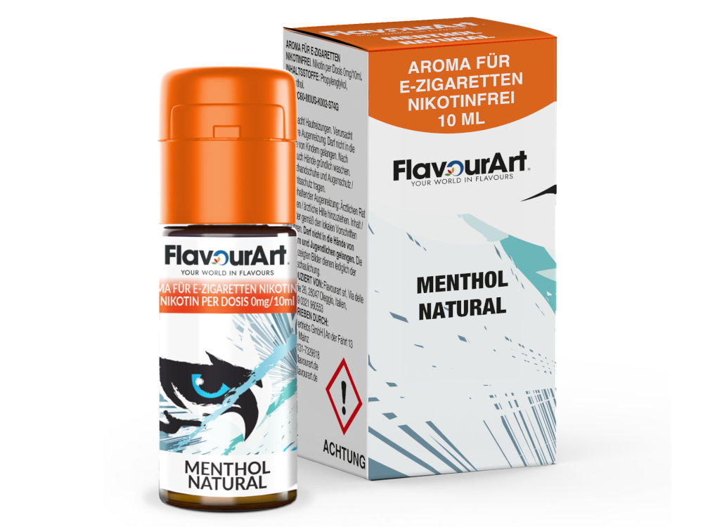 FlavourArt - Aroma Menthol Natural 10 ml 15er Packung