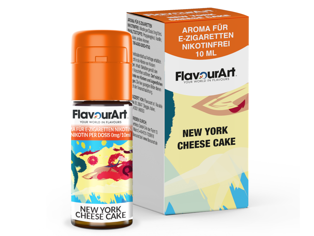 FlavourArt - Aroma New York Cheese Cake 10 ml 15er Packung