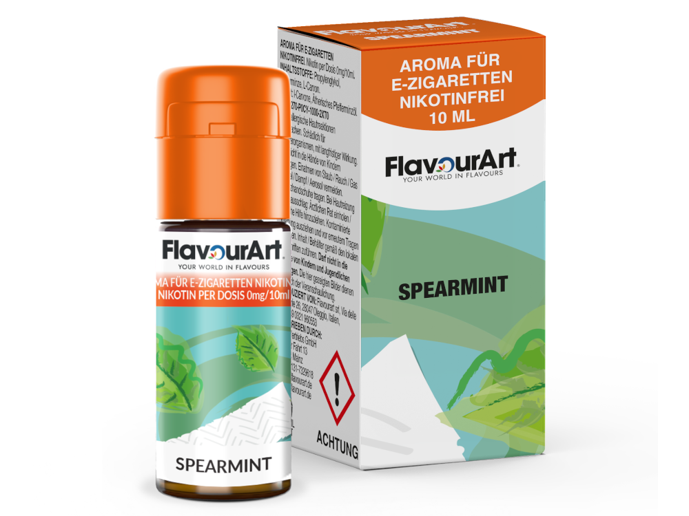 FlavourArt - Aroma Spearmint 10 ml 15er Packung