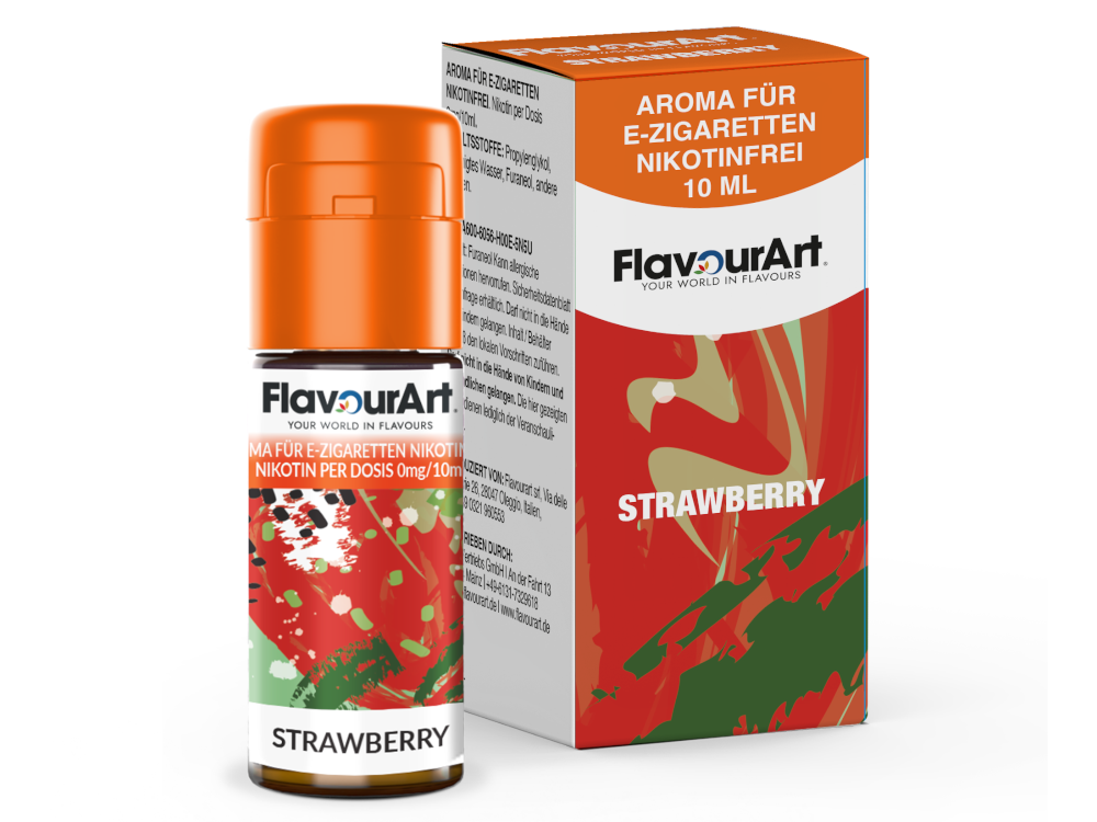 FlavourArt - Aroma Strawberry 10 ml 15er Packung