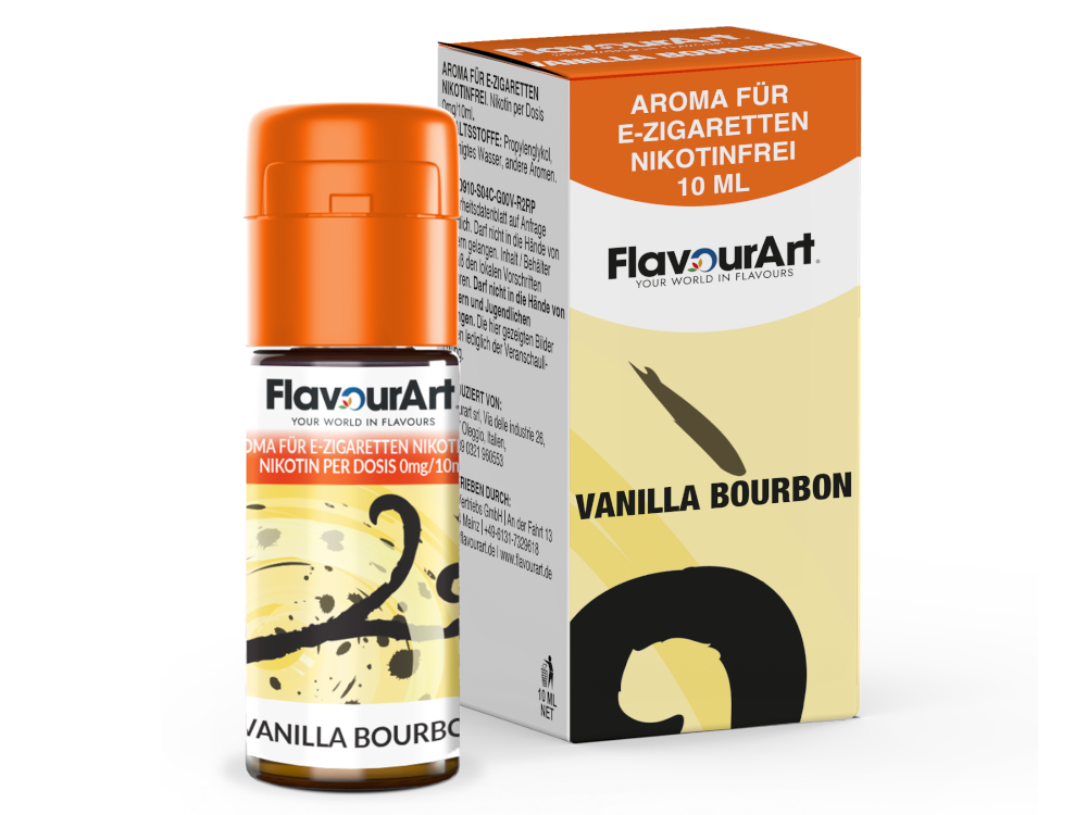 FlavourArt - Aroma Vanilla Bourbon 10 ml 15er Packung