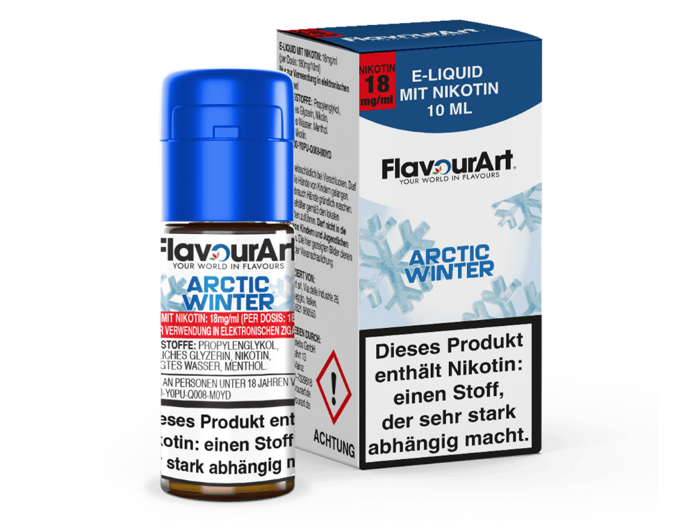 FlavourArt - Arctic Winter E-Zigaretten Liquid 18 mg/ml 15er Packung