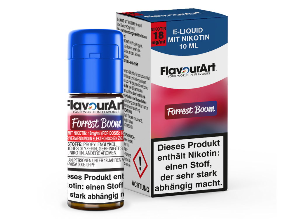 FlavourArt - Forrest Boom E-Zigaretten Liquid 18 mg/ml 15er Packung
