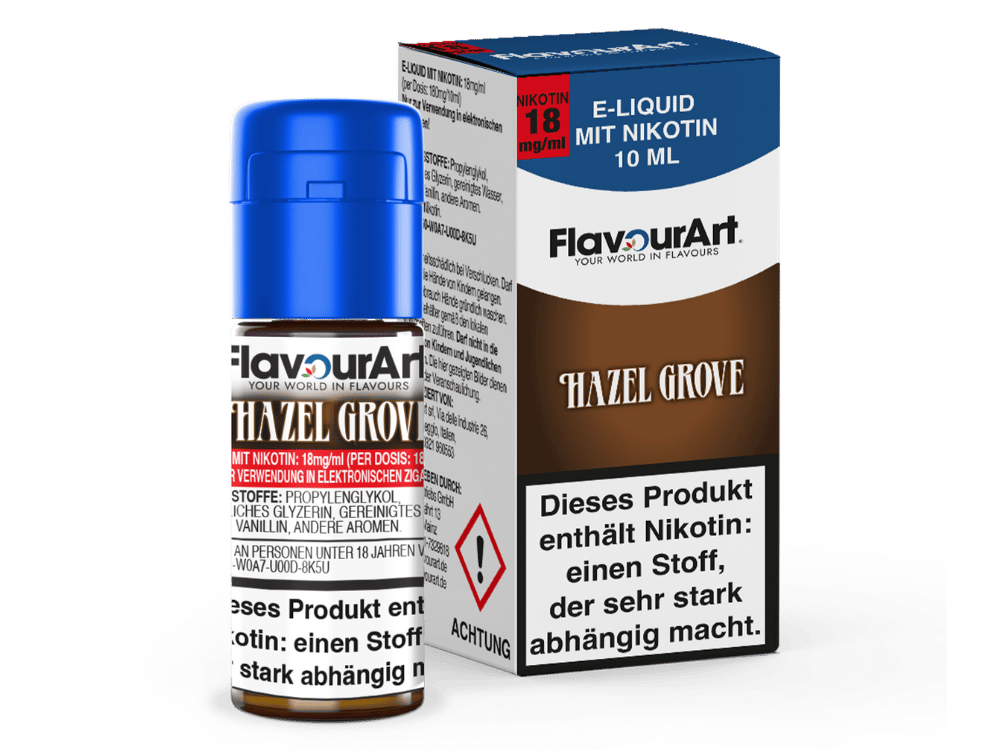 FlavourArt - Hazel Grove E-Zigaretten Liquid 18 mg/ml 15er Packung