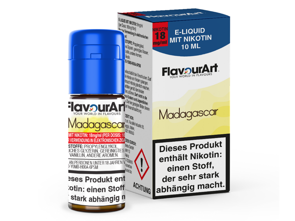 FlavourArt - Madagascar E-Zigaretten Liquid 18 mg/ml