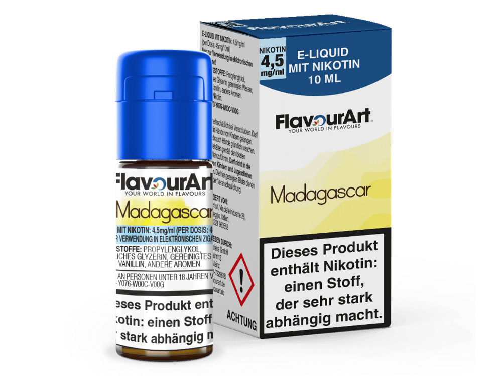 FlavourArt - Madagascar E-Zigaretten Liquid 4,5 mg/ml