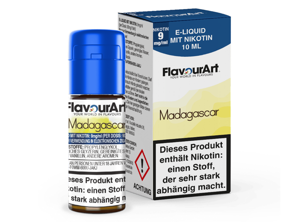 FlavourArt - Madagascar E-Zigaretten Liquid 9 mg/ml
